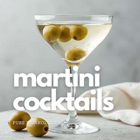 Discover a refined collection of martini cocktails that elevate any occasion! From the timeless gin martini and smooth vodka martini to creative twists like the espresso martini and fruity cosmopolitan, these recipes offer something for every palate. Perfect for cocktail hour, dinner parties, or a cozy night at home, these martini variations showcase elegance and flavor in every sip. Cheers to mastering the art of the martini! Martini Variations, Martini Cocktail Recipes, Martini Recipes Classic, Tequila Martini, Martini Recipes Easy, Martini Recipes Vodka, Gin Martini, Perfect Martini, Simple Cocktail