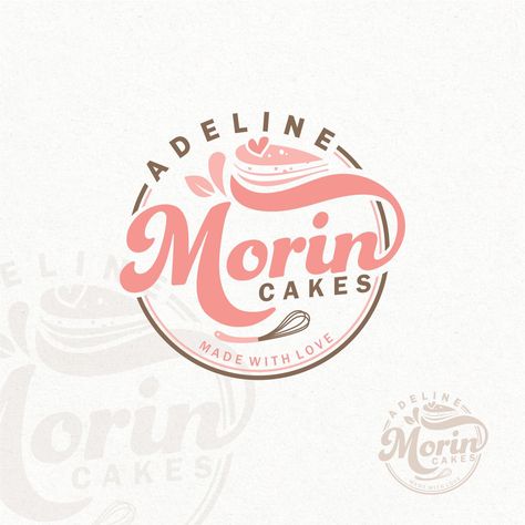 Cakes And Pastries Logo, Cake Brand Logo, Confectionary Logo, Pastry Logo Design Ideas, Cake Business Logo Ideas, Cake Logo Design Graphics, Cake Logo Design Ideas, Micro Cake, Pastry Logo Design