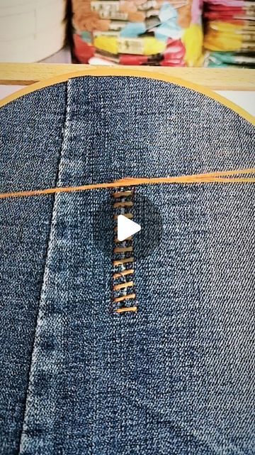 Jeans Repair Ideas, Sewing Hacks Jeans, Jean Repair, Jeans Repair, Altering Jeans, Repair Jeans, Denim Repair, Torn Jeans, Repair Clothes