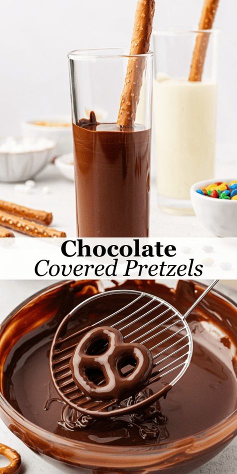 This is the ultimate guide to the best chocolate covered pretzels! I tested eight different types of chocolate and took detailed notes about melting times, taste, appearance, consistency, drying time, price, and more. Now you can make perfect chocolate pretzels with zero guesswork because I've done all the trial and error so you don't have to! Salted Caramel Chocolate Covered Pretzels, Homemade Chocolate Pretzels, Gourmet Dipped Pretzels, Chocolate Covered Pretzels Christmas Gift, Chocolate For Dipping Pretzels, Making Chocolate Covered Pretzels, Easy Chocolate Pretzels, Gourmet Chocolate Covered Pretzels, Diy Chocolate Dipped Pretzels