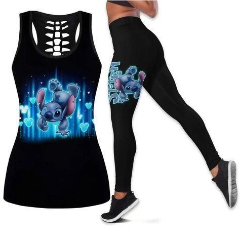 Just found this amazing item on AliExpress. Check it out! $9.68  43％ Off | Stitch Women's Book Hollow Vest + Women's Leggings Yoga Suit Fitness Leggings Sports Suit Disney Tank Top Legging Set Outfit Legging Set Outfit, 33 Birthday, Legging Outfit, Female Books, Disney Tank Tops, Beachy Nails, Sports Clothes, Lilo Et Stitch, Stitch Clothes