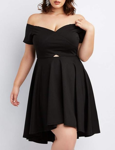 Birthday Dress Plus Size, Birthday Dress Plus, Anniversary Dresses, Reunion Dress, Plus Size Skater Dress, Body Fashion, Flare Dresses, Dark Queen, Dress Graduation