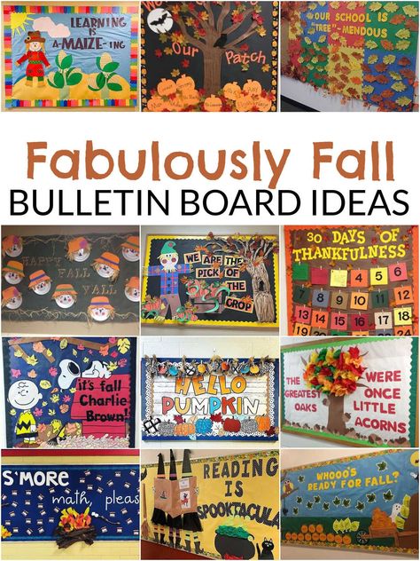 Discover creative Fall Bulletin Board Ideas to bring the beauty of autumn into your classroom. Engaging designs for a warm and inviting learning environment. Fall Classroom Boards Preschool, Fall Board Ideas For Classroom, Fall Hallway Bulletin Boards, Fall Theme Boards Preschool, Pre K Fall Bulletin Board Ideas, Thanksgiving Bulletin Board Ideas Middle School, Fall Board Ideas For Preschool, Fall Theme Board Ideas, Giving Thanks Bulletin Board Ideas