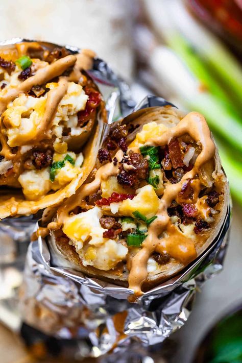 Best Breakfast Burritos, Breakfast Burrito Recipe, The Food Charlatan, Burrito Recipe, Breakfast Burritos Recipe, Food Charlatan, Breakfast Burrito, Burritos Recipe, Freezer Breakfast