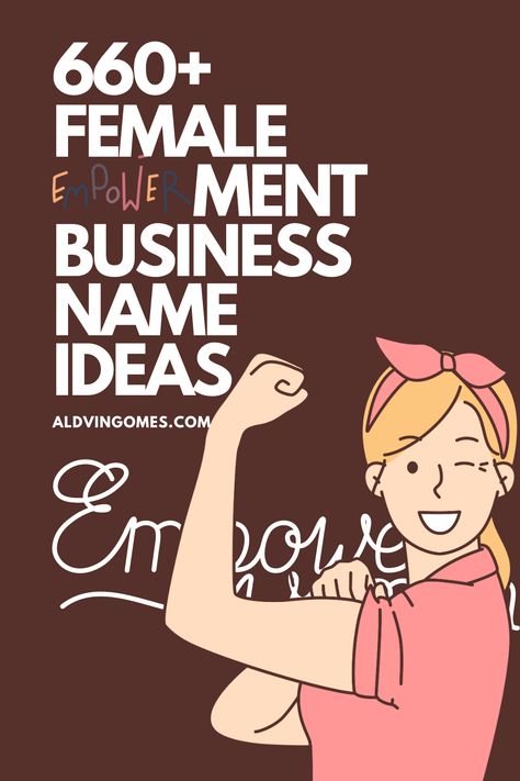 Female Empowerment Business Names, Female Empowerment Business Name Ideas, Female Business Names, Female Business Name Ideas, Female Owned Business Names Tshirt Name Ideas, Boutique Names Ideas Inspiration, Women Empowerment Branding, Black Business Name Ideas, Empire Names Ideas, Cool Brand Names Ideas, Woman Names Powerful, Team Names Ideas Inspirational, Feminine Business Names