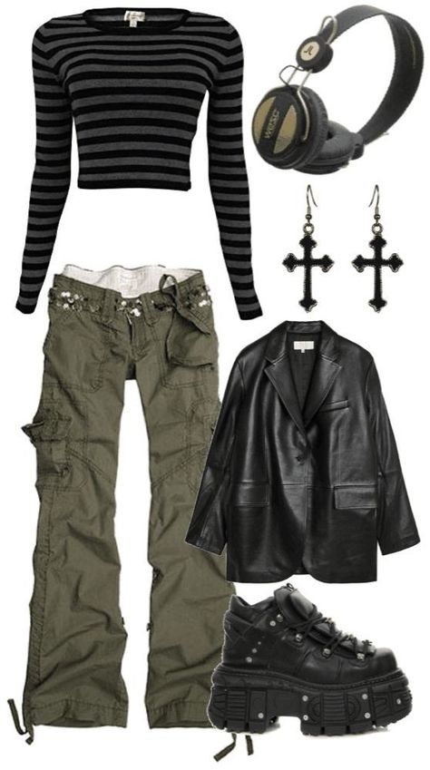 Bekväma Outfits, 00s Mode, Look 80s, Moda Grunge, Grunge Fits, Mode Emo, Mode Retro, Mode Grunge, Mode Hippie