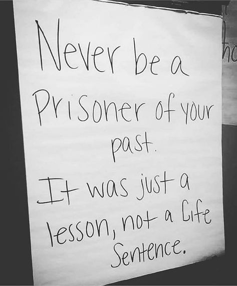 Positive Vibes™ 💯 on Instagram: “Forget the Past. Remember the Lesson👆 Comment your thoughts!🗯️ Share with your friends and family🔥 . Don't forget to turn on post…” The Past, Writing, On Instagram, White, Instagram