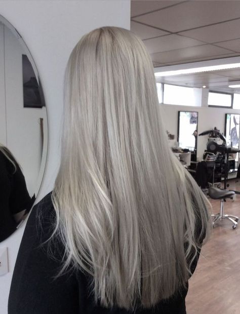 Hair Color Silver Blonde, Light Grey Blonde Hair, Blonde With Grey Hair, Light Grey Hair Color, Grey To Blonde Hair, Blond Gray Hair Color, Light Gray Hair Color, Blonde To Silver Hair, Blonde To Grey Hair