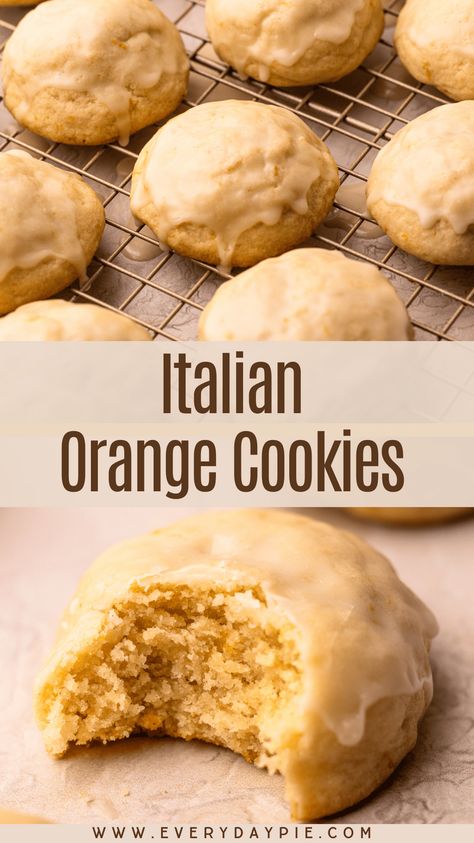 These easy-to-make Italian Orange Drop Cookies with orange zest and olive oil are so flavorful! They have a soft and chewy texture with a moist crumb and the perfect orange glaze on top. Almond Orange Italian Cookies, Candied Orange Cookies, Old Fashioned Cocktail Cookies, Cardamon Shortbread Cookies With Orange Glaze, Pumpkin Orange Cookies, Cardamom Cookies With Orange Glaze, Recipes That Use Oranges, Almond Orange Cookies, Orange Extract Recipes Baking