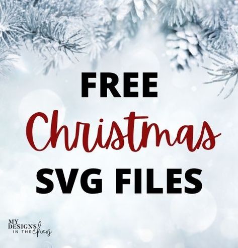 Free Christmas SVG Files - My Designs In the Chaos Free Christmas Svg Files, Nightmare Before Christmas Font, Christmas Svg Files Free, Christmas Fonts Alphabet, Free Christmas Svg, Canva Christmas, Alphabet Christmas, Fonts Cricut, Merry Christmas Font