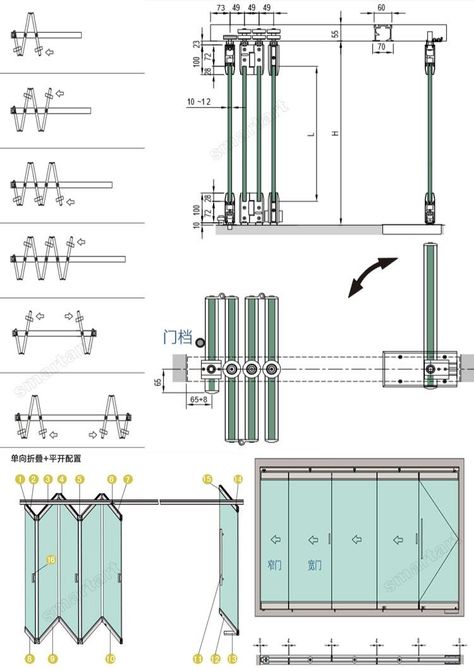 #foldingdoors #interiordesign2023 #trendyinteriors #homedecorideas #modernliving #spacedivider #indooroutdoorliving #homeimprovement #DIYhomedecor Glass Shower Doors Frameless, Folding Glass Doors, Movable Walls, Sliding Folding Doors, Glass Curtain Wall, Folding Door, Door Detail, Door Fittings, Door Design Modern