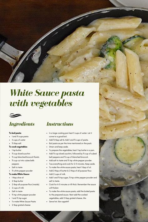 Pasta Souse Recipes, Easy Pasta Recipes White Sauce, Whitesaucepasta Recipe, How To Make White Sauce For Pasta, White Sauce Pasta Aesthetic, Easy White Sauce Pasta, White Pasta Sauce Recipe Easy, White Sauce Recipe Pasta, How To Make White Sauce Pasta