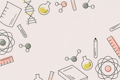 Retro science wallpaper | Free Vector #Freepik #freevector #background #vintage #school #education Science Wallpaper, Papan Tulis Kapur, Science Lab Decorations, Science Powerpoint, Wallpaper Powerpoint, Chemistry Art, Background For Powerpoint Presentation, Science Stickers, Science Background