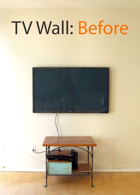 TV Wall to Beautiful Picture Wall in 5 Easy Steps - A Piece Of Rainbow Budget Tv Wall Ideas, Wall Tv Decor Ideas, Tv Wall Decoration Ideas, Wall Decor Beside Tv, Decor On Tv Wall, Long Living Room Wall Decor Ideas With Tv, Wall Decor With Tv On Wall, How To Decorate Tv Wall In Living Room, Picture Wall With Tv