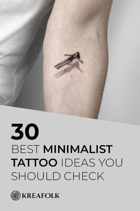 Explore the elegant world of minimalist tattoo designs. Our guide offers insights into selecting the perfect design, artist, and caring for your tattoo. Minimalist Tattoo Inspiration, Small Negative Space Tattoo, Tattoo Ideas For Females Arm, Minimalist Abstract Tattoo, Minimalist Feminine Tattoo, Cute Minimalistic Tattoos, Outer Forearm Tattoo Men Simple, Line Art Tattoos Simple, Mini Tattoos With Meaning Unique