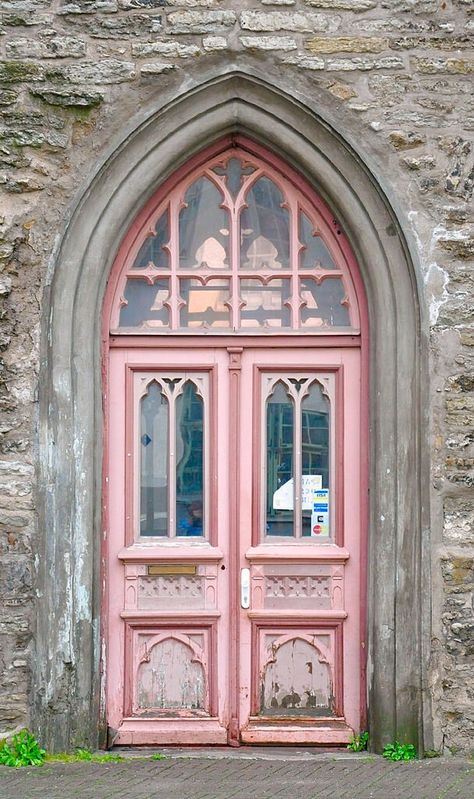 Tallinn, Estonia Cool Doors Entrance, Base Refrences, Babette's Feast, Parisian Doors, Door Photography, European Doors, Gorgeous Doors, When One Door Closes, Pink Door