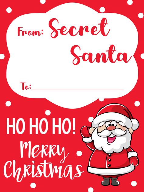 Secret Santa Printable Tags, Secret Santa Gift Quotes, Secret Santa Labels Free Printable, Secret Santa Cards Free Printable, Secret Santa Letter Ideas, Secret Santa Messages Note, Secret Santa Gift Tags For Coworkers, Secret Santa Gift Tags Free Printable, Secret Santa Tags Free Printable