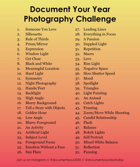 Daily Picture Challenge, January Daily Photo Challenge, Photography Challenges For Beginners, 30 Day Photography Challenge For Beginners, 2024 Photography Challenge, 52 Week Photo Challenge 2024, How To Be Good At Photography, Weekly Photography Challenge, Travel Photo Challenge