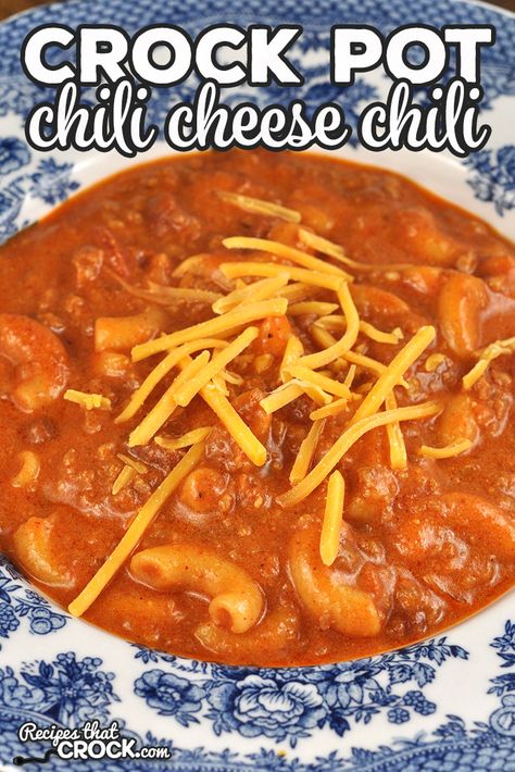 Wisconsin Chili, Chili With Cream Cheese, Crock Pot Chili, Chili Crockpot, Crock Pot Vegetables, Cheese Whiz, Crockpot Casserole, Crock Pot Tacos, Chili Ingredients