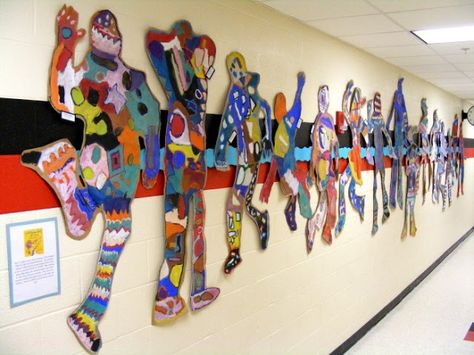 Back to School -10 Great Art & Craft ideas for the classroom – Our Little House in the Country Classe D'art, Group Art Projects, Art Education Projects, Collaborative Art Projects, School Murals, Blog Art, School Activity, Group Art, Elementary Art Projects