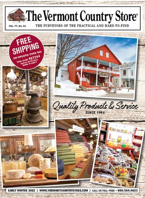 Vermont Flannel Company, Free Mail Order Catalogs, Catalog Request, Free Mail, Town And Country Magazine, Freebies By Mail, Vermont Country Store, Hygge Life, Free Catalogs