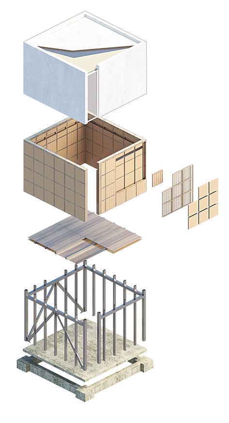 Gallery of Petras Architecture's Prize Winning Entry in Cyprus "Cultural Village" Competition - 7 Module Architecture, Concept Board Architecture, Module Design, Modular Housing, Low Cost Housing, Architecture Panel, Architecture Concept Diagram, Prize Winning, Student House