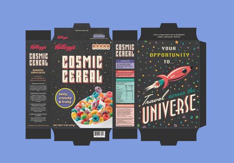 Cereal Box Mockup Free projects | Photos, videos, logos, illustrations and branding on Behance Cereal Box Aesthetic, Cereal Box Graphic Design, Aesthetic Cereal Box, Cute Cereal Box Design, Craft Box Design, Cereal Box Design Ideas, Packaging Design Aesthetic, Cereal Box Illustration, Cereal Branding