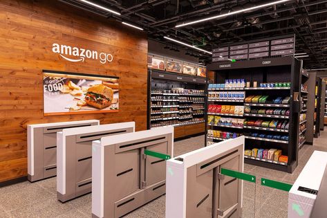 Mini Mercado, Amazon Go, Robot Restaurant, Fresh Store, Supermarket Design, Retail Concepts, Store Opening, Mua Sắm, Wall Street Journal