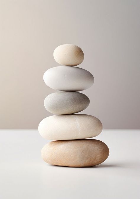 A minimal bunch of rocks sitting on top of a white surface pebble simplicity zen-like. AI generated Image by rawpixel. | free image by rawpixel.com / Boom White Images Aesthetic, Zen Mood Board, Meditative Aesthetic, Pebbles Aesthetic, Spa Moodboard, Minimalist Lifestyle Aesthetic, Minimalism Moodboard, Minimal Images, Zen Images