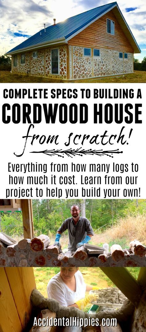 Cordwood House, Cordwood Homes, Earth Bag Homes, Cord Wood, Homesteading Diy, Cob House, Wood House, Earth Homes, Homestead Survival