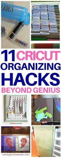 These Cricut organization ideas are SO smart - why didn't I think of them? Love the idea to use the Mentos container to store blades or binder with plastic sleeves for vinyl scraps. Worth reading! #cricut #storage #hacks Cricut Organization, Cricut Storage, Office Desk Organization, Vinyle Cricut, Cricut Help, Diy Organizer, Cricut Supplies, Organizing Hacks, Organisation Hacks