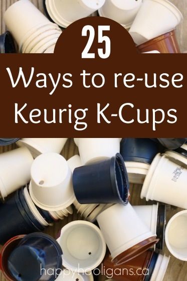 25 Ways to Re-use Your Keurig's K-Cups K Cup Crafts, Happy Hooligans, Diy Recycled Projects, Keurig K Cup, Cup Crafts, Diy Upcycling, Recycled Projects, Upcycle Recycle, Diy Recycle