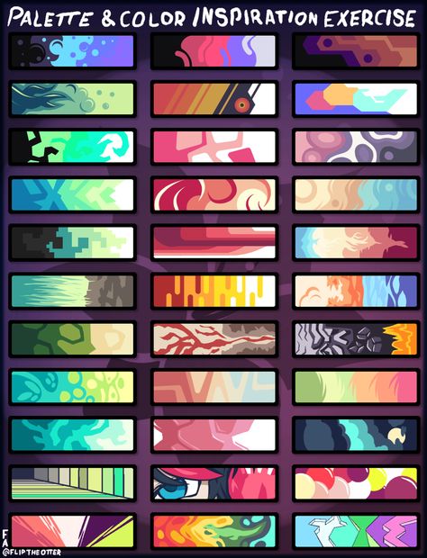 Colour Palette Character, Color Schemes For Character Design, Color Pallets For Drawing, Colour Palette For Drawing, Character Colour Schemes, Color Pallet Challenge, Color Palettes For Characters, Color Pallets Drawing, Color Theory Character Design