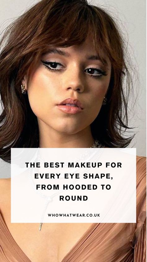 Want to know which eye makeup suits your eye shape best? From hooded to round and almond to downturned eye shapes, we've covered the best eye makeup tips. Eye Makeup For Prominent Eyes, Round Deep Set Eye Makeup, Eye Shadow For Almond Eyes, Best Makeup For Almond Eyes, Natural Makeup For Round Eyes, Best Makeup For Round Eyes, Eyeliner Looks Round Eyes, How To Elongate Round Eyes, Hooded Smoky Eyes