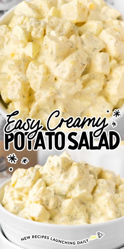 Salad In A Bowl, Amish Potato Salads, Homemade Macaroni Salad, Best Potato Salad Recipe, Potatoe Recipes, Potatoe Salad, Homemade Potato Salads, Potato Salad Dressing, Potato Salad Recipe Easy