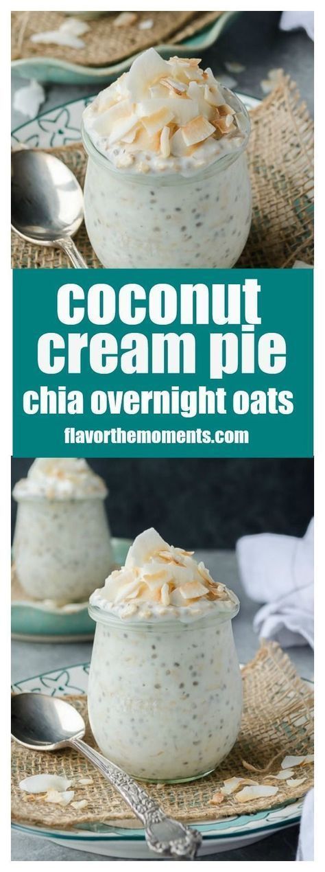 Overnight Oats With Chia Seeds, Oats With Chia Seeds, High Protein Overnight Oats, Overnight Oats With Chia, Chia Overnight, Chia Overnight Oats, Protein Overnight Oats, Plats Healthy, Overnight Oats Healthy