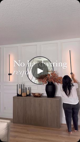 211K views · 7.6K reactions | Because nobody has time for hardwiring! Just charge for an hour and these wall lights are ready to go!! 

#ltkhome | Glamorouslyliving | Addison Rae · Diet Pepsi Wall Scones Decor Ideas, Restoration Hardware Look For Less, Restoration Hardware Look, Diet Pepsi, Foyer Decor, Fancy Houses, Addison Rae, Modern Sconces, Stylish Storage Solutions