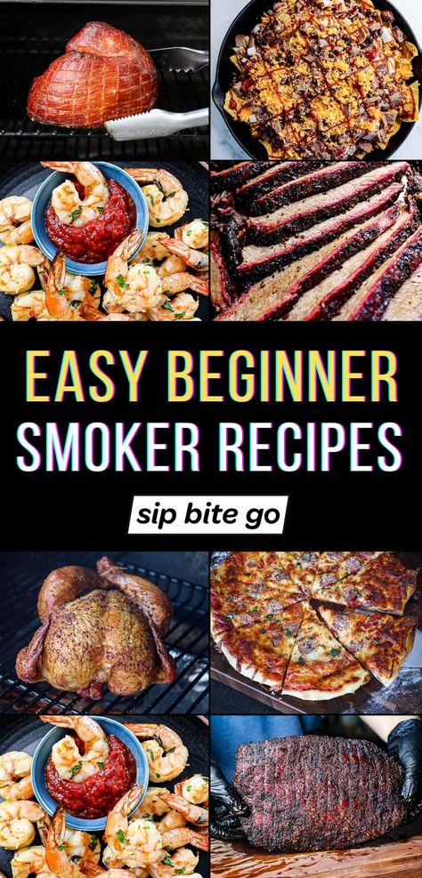 Easy Smoker Recipes For Traeger Pellet Grill Smoker Meals, Pizza Seafood, Vegetables Pizza, Smoker Grill Recipes, Smoked Pork Recipes, Easy Smoker Recipes, Smoker Recipes Electric, Bbq Smoker Recipes, Pellet Smoker Recipes