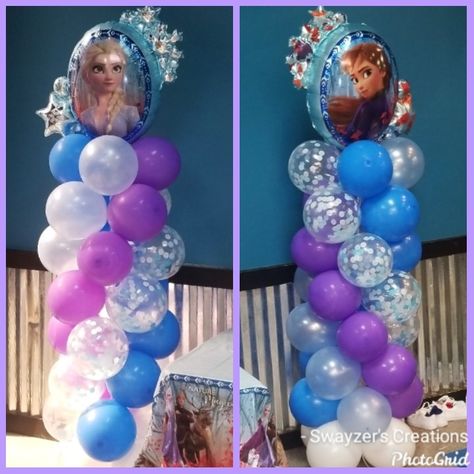 Elsa Balloon Arch, Frozen Garland Balloon, Frozen Balloon Columns, Frozen Themed Balloon Garland, Frozen Balloon Garland, Frozen Balloon Bouquet, Frozen Balloon Decorations, Frozen Balloon Display, Disney Frozen Balloon Garland