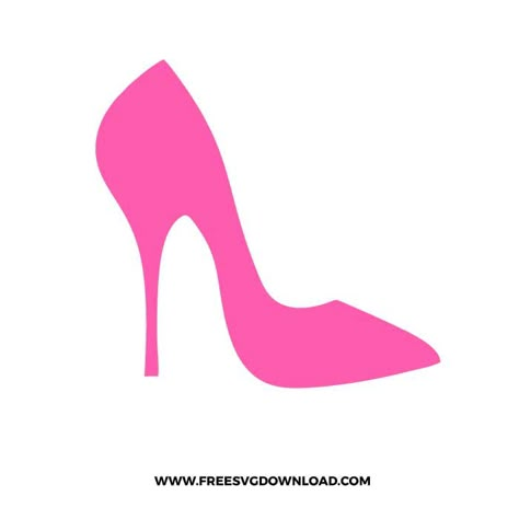 High Heel Svg File Free, High Heel Silhouette, Barbie Silhouette Svg Free, Barbie Svg File Free, High Heel Drawing, Barbie Svg Free, High Heels Drawing, Barbie High Heels, Heels Silhouette