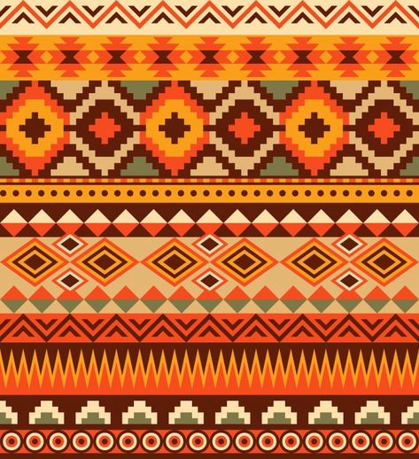 Seamless ethnic aztec pattern design. | Premium Vector #Freepik #vector #background #pattern #abstract #design Aztec Pattern Wallpaper, Aztec Pattern Design, Geometric Patterns Drawing, Business And Advertising, Africa Art Design, Leaf Vector, Ethnic Pattern Design, African Pattern Design, Geometric Shapes Art