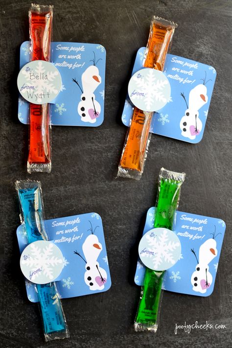 Olaf Printable, Diy Valentine Ideas, Bookmarks Ideas, Cute Valentines Day Cards, Valentines Diy Kids, Valentines Bricolage, Frozen Themed Birthday Party, Frozen Olaf, Preschool Valentines