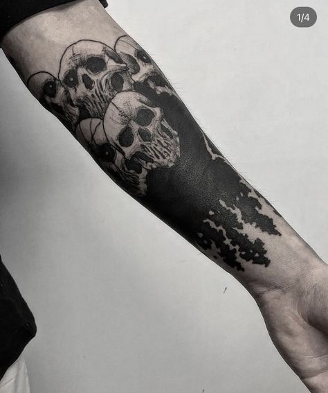 Wrist Band Tattoo, Skulls Tattoo, Organic Tattoo, Black Cat Tattoos, Black White Tattoos, Blackout Tattoo, Sharpie Tattoos, Wrist Tattoos For Guys, Realistic Tattoo