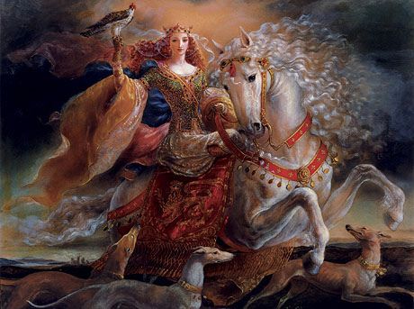 Eleanor of Aquitaine by Kinuko Craft Y Craft, Eleanor Of Aquitaine, Richard Iii, 1 April, English History, Queen Of England, Clydesdale, European History, Fantasy Artist