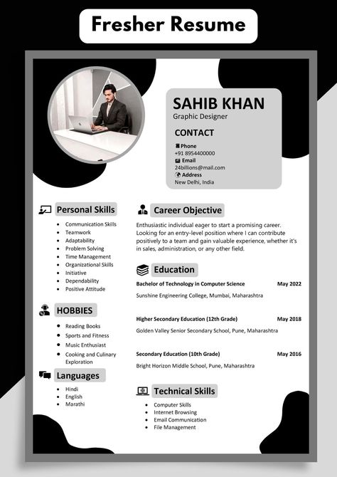 12 Fresher Resume Format Free Download Cv Samples For Freshers, How To Make Resume For Fresher, Freshers Resume Sample, Fresher Cv Format, Best Cv Template For Freshers, Simple Resume Format For Freshers, Cv Examples Creative Cv, Best Cv Format For Job, Fresher Resume Format