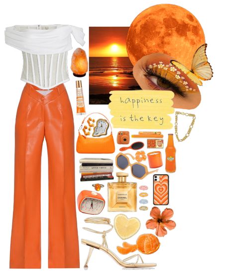 Orange You Glad I Love You Outfit | ShopLook Orange You Glad Outfit, Family Photo Outfits Orange, Outfits Colourful, Ideas For Date Night, Colorful Outfit, Glam Modern, Orange Creamsicle, Orange You Glad, Royale High