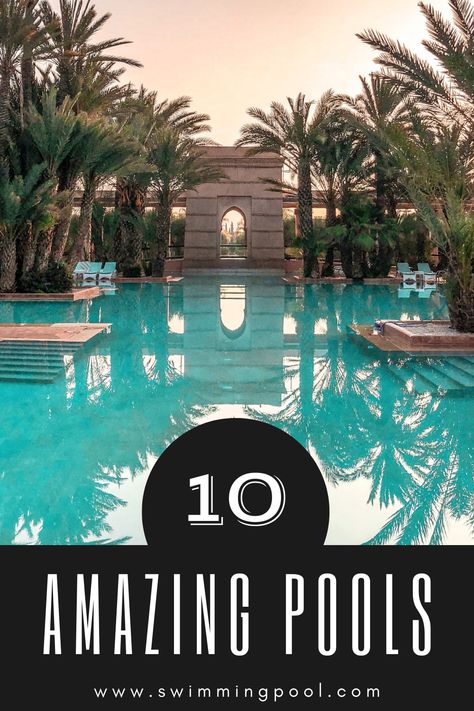 10 most amazing pools Private Pool Ideas, Large Swimming Pool Designs, Pools Design Ideas, Beautiful Pools Backyard Luxury, Cool Pool Designs, Swimming Pool Designs Luxury Outdoor, Amazing Pools Backyard Luxury, Dream Pools Luxury, Fancy Pools