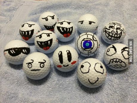 Golf Birthday Gifts, Golf Ball Gift, Golf Ball Crafts, Golf Videos, Golf Tips For Beginners, Golf Party, Golf Birthday, Golf Quotes, Perfect Golf