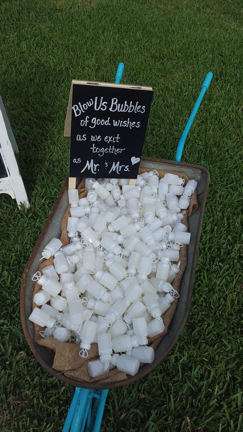 Bubbles At Ceremony Weddings, Bubble Blowing At Wedding, Bubbles Ceremony Exit, Bubbles Walking Down The Aisle, Bubble Basket For Wedding, Bubble Wedding Pictures, Wedding With Bubbles, Aisle Exit Ideas, Bubble Aisle Wedding