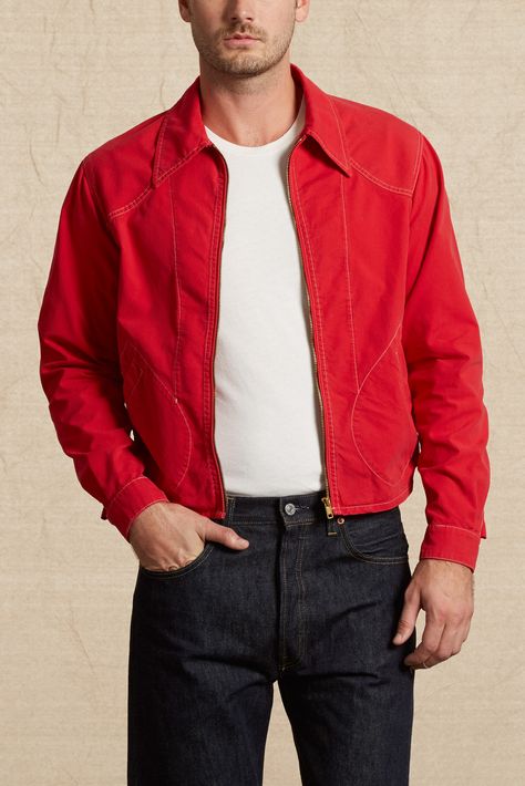 Levi's Vintage Clothing Climate Jacket Red Jacket Outfit Men, Eurovision Outfit, Red Vintage Jacket, Outfit Hombres, Red Jacket Outfit, Red Jacket Men, Varsity Jacket Outfit, Homecoming Outfit, Gta 6